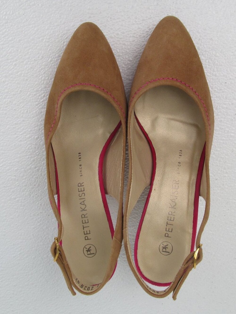 Peter Kaiser Suede Heels Open Back Women’s Size 6 New - Picture 5 of 10